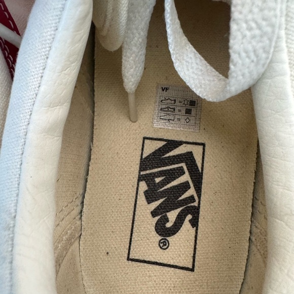 Vans Men’s Size 8/Wmn 9.5 Unisex Vintage Cream Lace Up Sneaker Athletic Shoes - Picture 14 of 16